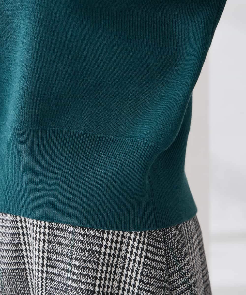 K3FBD42044 a.v.v Elmi(アー・ヴェ・ヴェ) 【低身長サイズ】クロップドスウェットライクニット ピンク