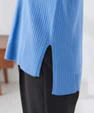 K3FBD66044 a.v.v Elmi(アー・ヴェ・ヴェ) 【低身長サイズ】サイドリブVネックニット オレンジ