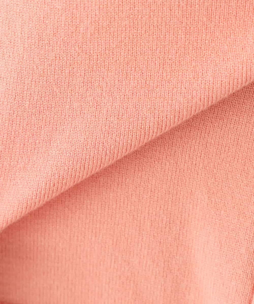 K3FBD66044 a.v.v Elmi(アー・ヴェ・ヴェ) 【低身長サイズ】サイドリブVネックニット オレンジ