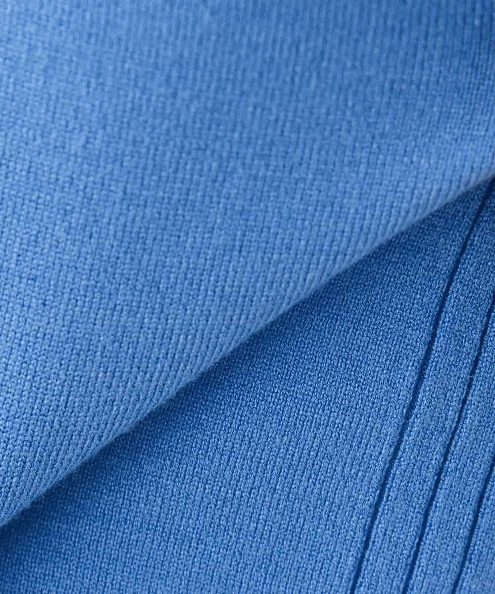 K3FBD66044 a.v.v Elmi(アー・ヴェ・ヴェ) 【低身長サイズ】サイドリブVネックニット オレンジ