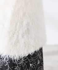 K3FDD04054 a.v.v Elmi(アー・ヴェ・ヴェ) 【低身長サイズ】ラメフェザーニット アイボリー