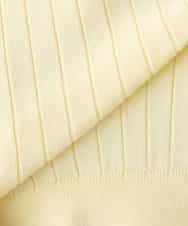 K3FDD08044 a.v.v Elmi(アー・ヴェ・ヴェ) 【低身長サイズ】ワイドリブポロニット ライトイエロー