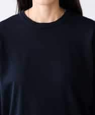 K3FED10049 a.v.v Elmi(アー・ヴェ・ヴェ) 【低身長サイズ】【2WAY】レース衿付ニットプルオーバー ネイビー