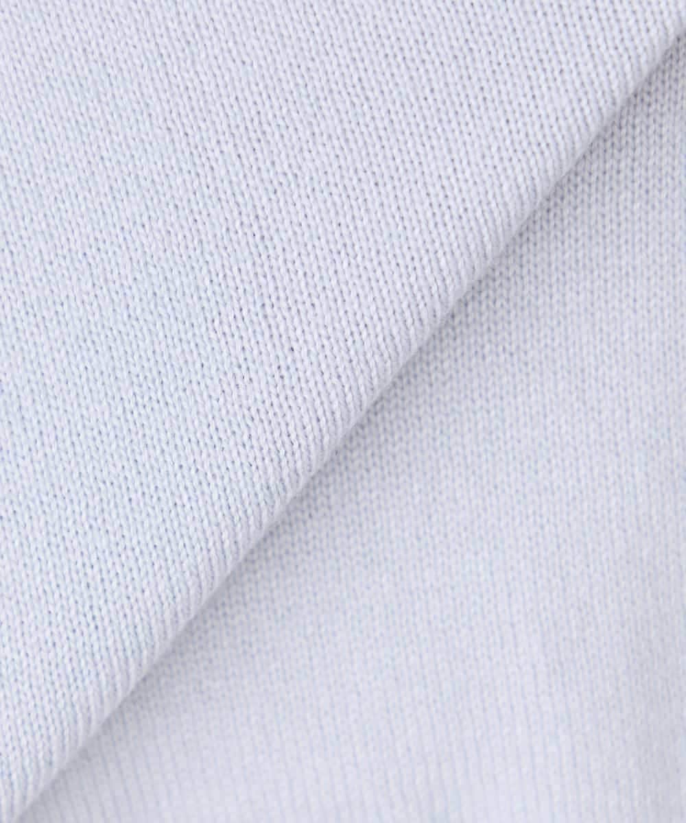 K3FED10049 a.v.v Elmi(アー・ヴェ・ヴェ) 【低身長サイズ】【2WAY】レース衿付ニットプルオーバー ネイビー