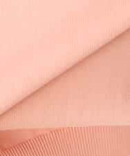 K3FED11044 a.v.v Elmi(アー・ヴェ・ヴェ) 【低身長サイズ】【洗える/UVカット】ボートネック袖タックニット オレンジ