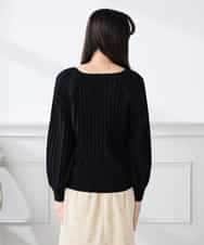 K3FED15044 a.v.v(アー・ヴェ・ヴェ) 【低身長サイズ】【洗える/UVカット】プリーツライクニット ライトイエロー