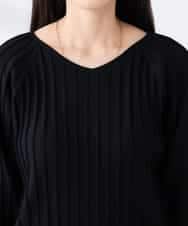 K3FED15044 a.v.v(アー・ヴェ・ヴェ) 【低身長サイズ】【洗える/UVカット】プリーツライクニット ライトイエロー