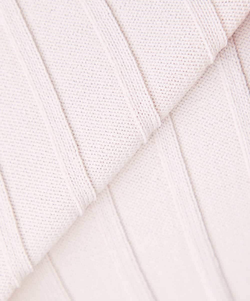 K3FED15044 a.v.v(アー・ヴェ・ヴェ) 【低身長サイズ】【洗える/UVカット】プリーツライクニット ライトイエロー