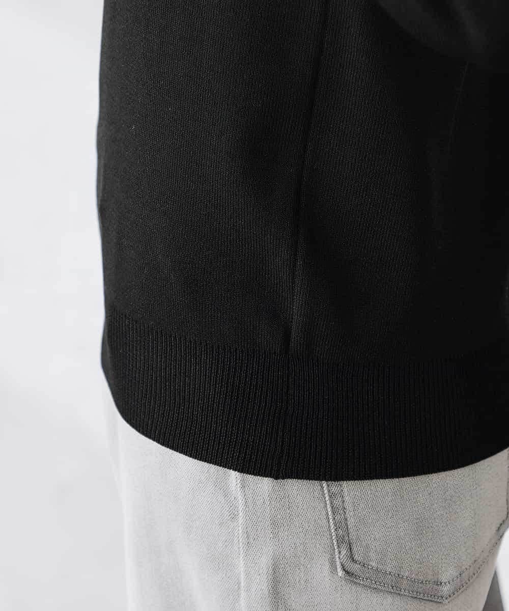 K3FED59039 a.v.v Elmi(アー・ヴェ・ヴェ) 【低身長サイズ】【洗える/UVカット】Vネックパフスリーブニット ライトイエロー