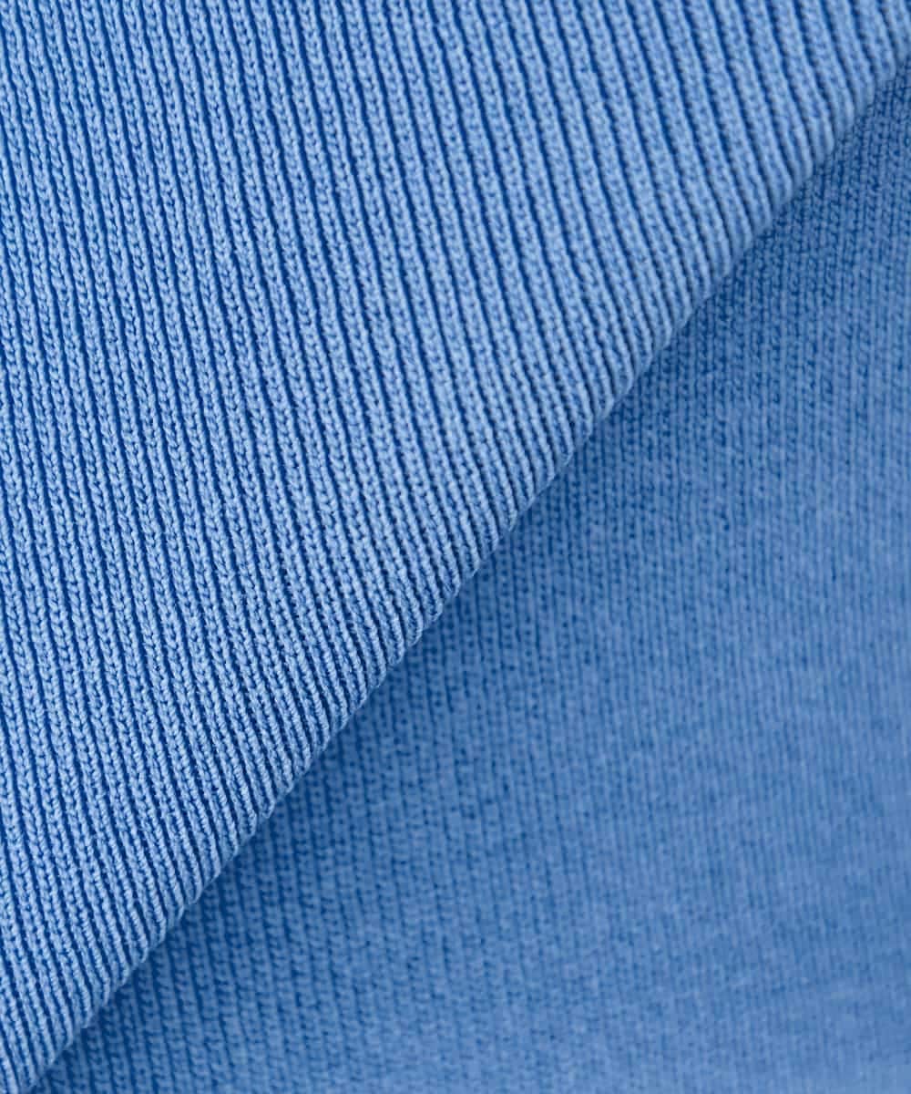 K3FED59039 a.v.v Elmi(アー・ヴェ・ヴェ) 【低身長サイズ】【洗える/UVカット】Vネックパフスリーブニット ライトイエロー