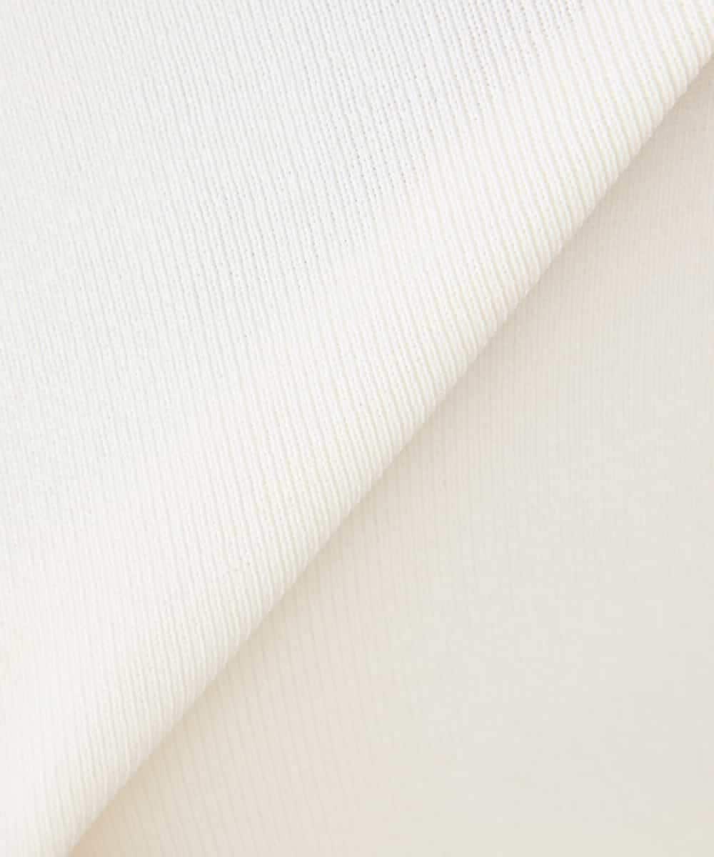 K3FED59039 a.v.v Elmi(アー・ヴェ・ヴェ) 【低身長サイズ】【洗える/UVカット】Vネックパフスリーブニット ライトイエロー