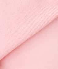 K3FED79039 a.v.v Elmi(アー・ヴェ・ヴェ) 【低身長サイズ】【洗える/UVカット】Vネックパフスリーブニット ピンク