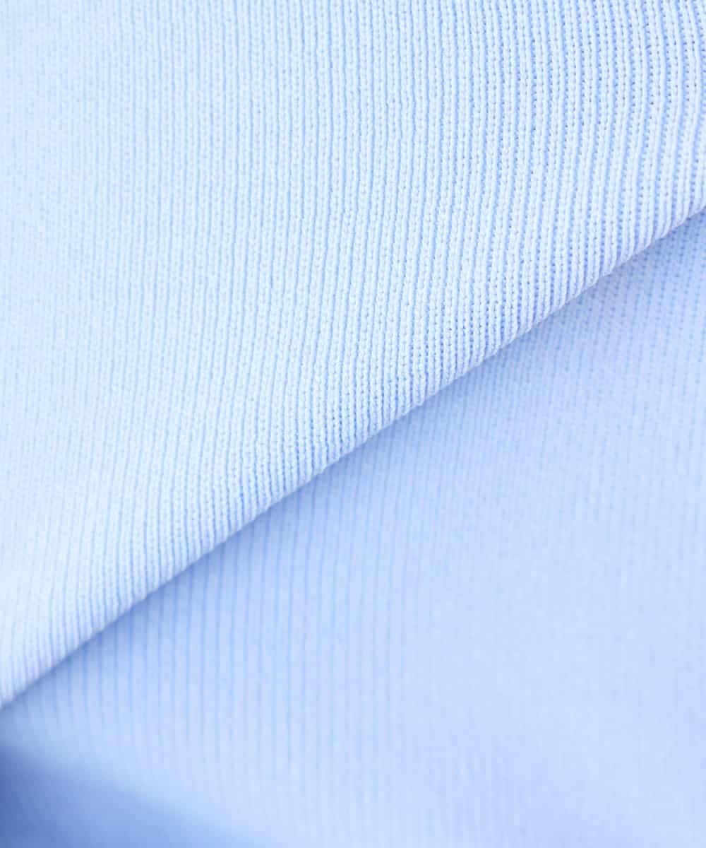 K3FED79039 a.v.v Elmi(アー・ヴェ・ヴェ) 【低身長サイズ】【洗える/UVカット】Vネックパフスリーブニット ピンク