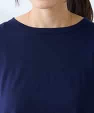 K3FFD18039 a.v.v Elmi(アー・ヴェ・ヴェ) 【低身長サイズ】バイカラーニット レッド×ネイビー