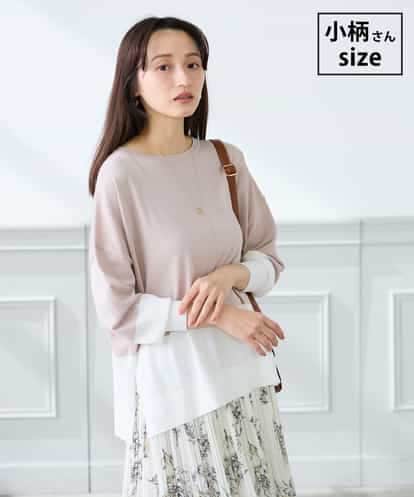 K3FFD18039 a.v.v Elmi 【低身長サイズ】バイカラーニット