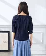 K3FGD15044 a.v.v Elmi(アー・ヴェ・ヴェ) 【低身長サイズ】プリーツライクサマーニット ピンク