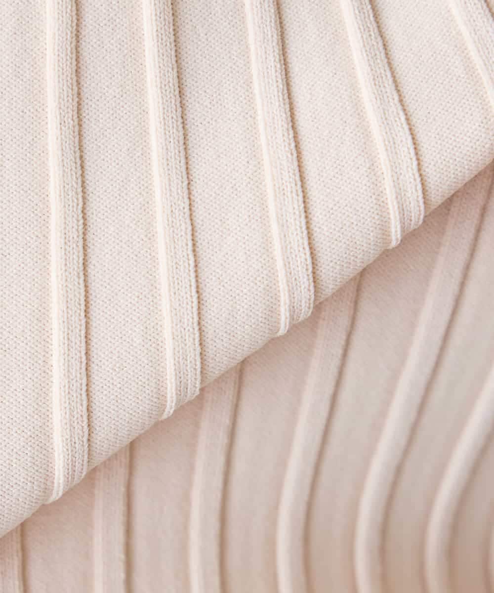 K3FGD15044 a.v.v Elmi(アー・ヴェ・ヴェ) 【低身長サイズ】プリーツライクサマーニット ピンク