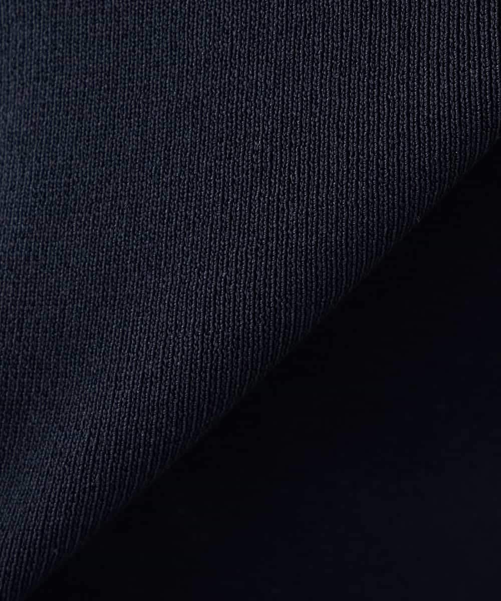 K3FGD20039 a.v.v Elmi(アー・ヴェ・ヴェ) 【低身長サイズ】ハーフスリーブクルーネックサマーニット【洗える/接触冷感/UVカット】 グリーン