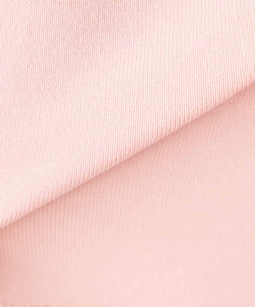 K3FGD30049 a.v.v Elmi(アー・ヴェ・ヴェ) 【低身長サイズ】襟付きサマーニット ピンク