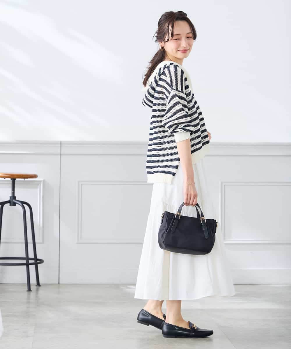 K3FGD31054 a.v.v Elmi(アー・ヴェ・ヴェ) 【低身長サイズ】メッシュフードニットプルオーバー レッド