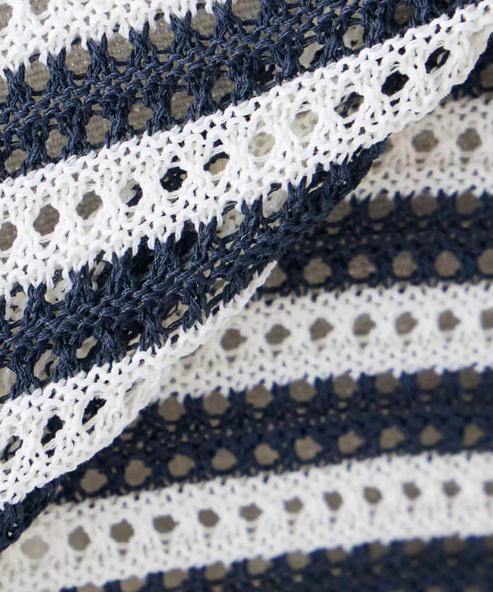 K3FGD31054 a.v.v Elmi(アー・ヴェ・ヴェ) 【低身長サイズ】メッシュフードニットプルオーバー レッド