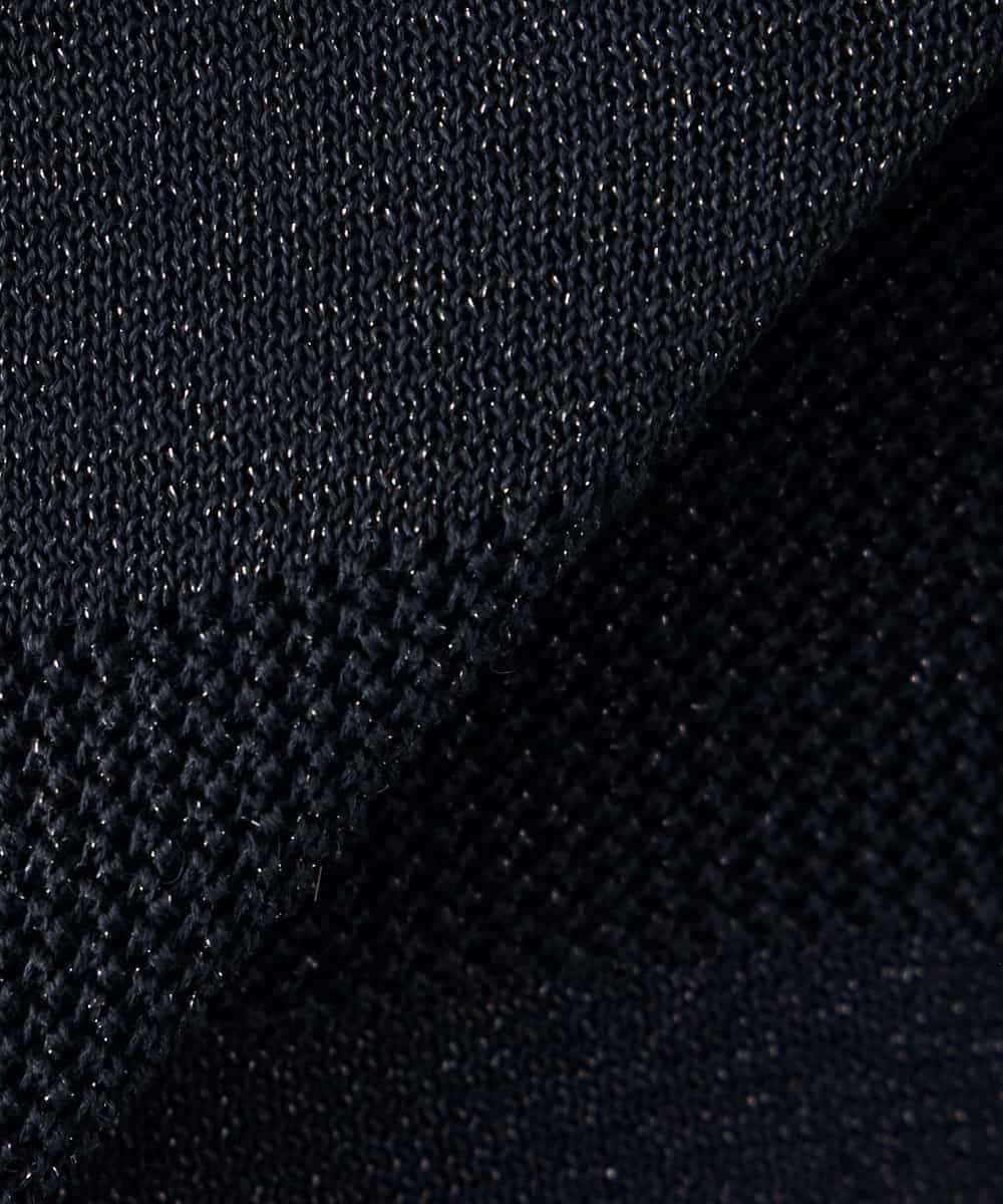 K3FGD34049 a.v.v Elmi(アー・ヴェ・ヴェ) 【低身長サイズ】ラメッシュボーダープルオーバー レッド