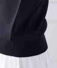 K3FGD59039 a.v.v Elmi(アー・ヴェ・ヴェ) 【低身長サイズ】ハーフスリーブVネックサマーニット【洗える/接触冷感/UVカット】 レッド