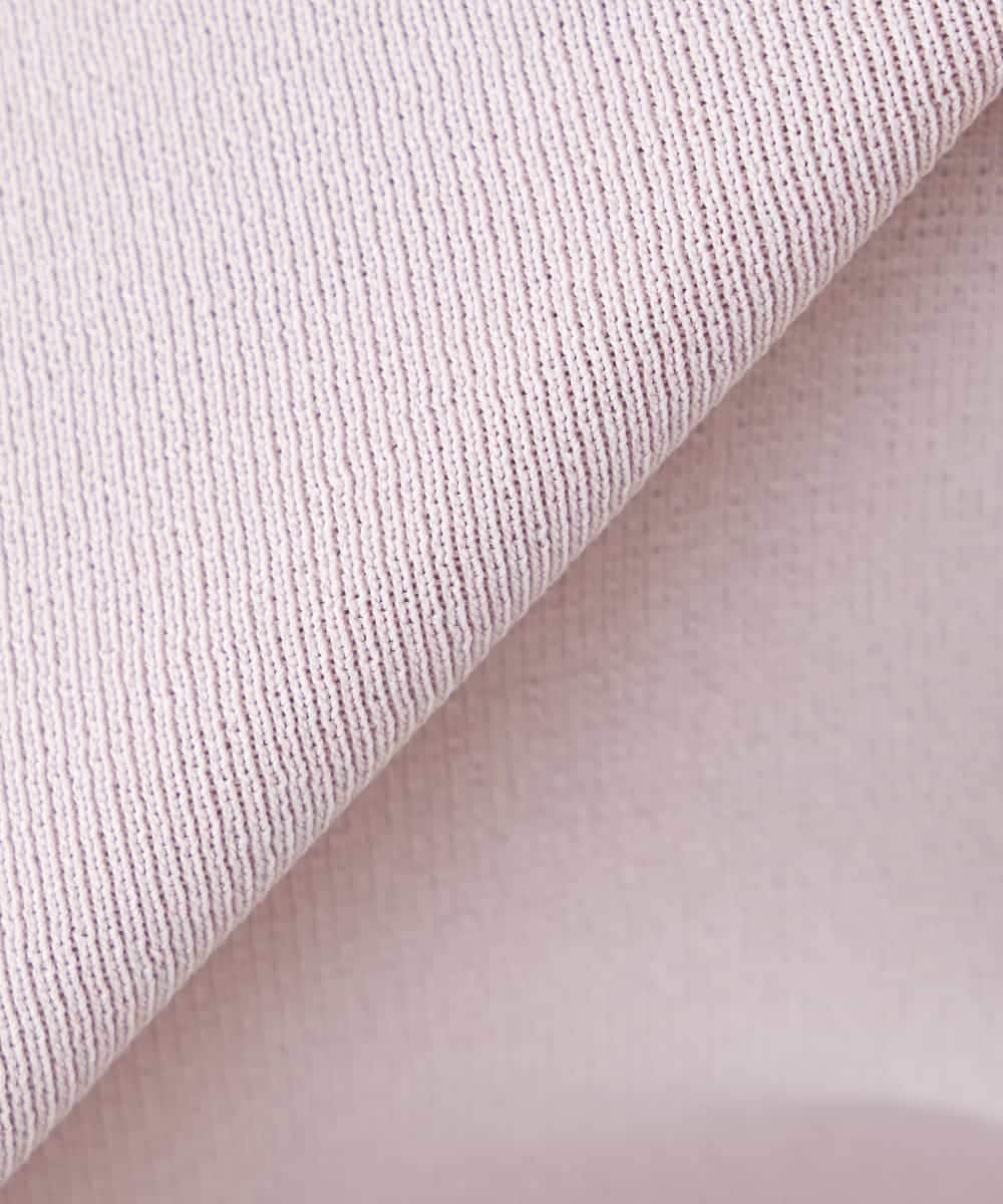 K3FGD59039 a.v.v Elmi(アー・ヴェ・ヴェ) 【低身長サイズ】ハーフスリーブVネックサマーニット【洗える/接触冷感/UVカット】 レッド