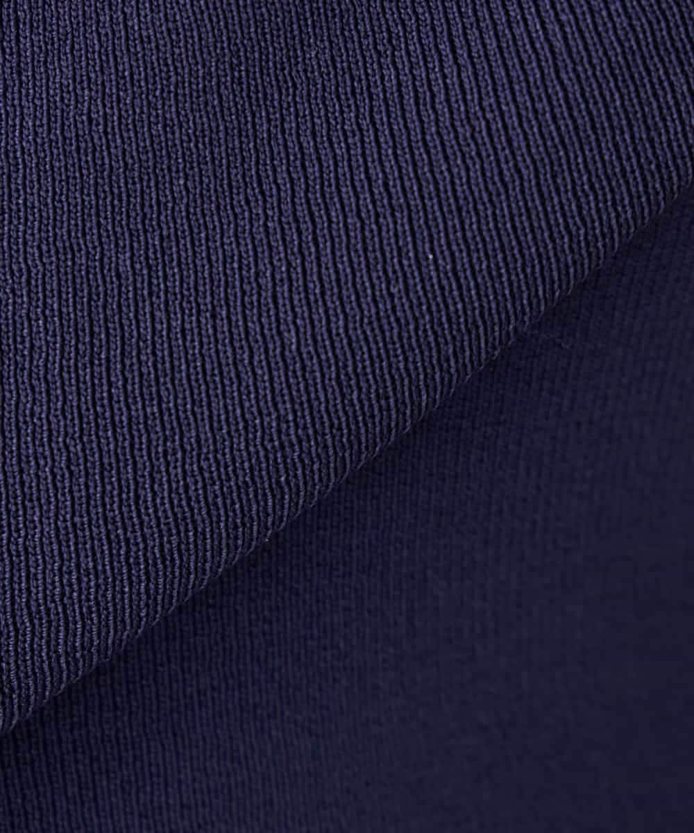 K3FGD79039 a.v.v Elmi(アー・ヴェ・ヴェ) 【低身長サイズ】袖ディテールハーフスリーブVネックサマーニット【洗える/接触冷感/UVカット】 オレンジ