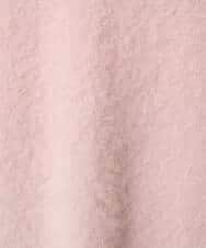 K3FLA32049 a.v.v Elmi(アー・ヴェ・ヴェ) 【低身長サイズ】フェザーヤーンバイカラーニット グレー