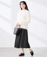 K3HDD09049 a.v.v Elmi(アー・ヴェ・ヴェ) 【低身長サイズ】落ち感フレアスカート ライトイエロー