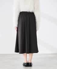 K3HDD09049 a.v.v Elmi(アー・ヴェ・ヴェ) 【低身長サイズ】落ち感フレアスカート ライトイエロー