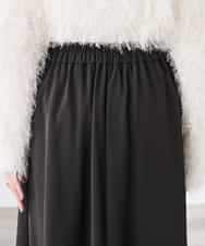 K3HDD09049 a.v.v Elmi(アー・ヴェ・ヴェ) 【低身長サイズ】落ち感フレアスカート ライトイエロー