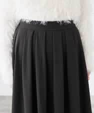 K3HDD09049 a.v.v Elmi(アー・ヴェ・ヴェ) 【低身長サイズ】落ち感フレアスカート ライトイエロー