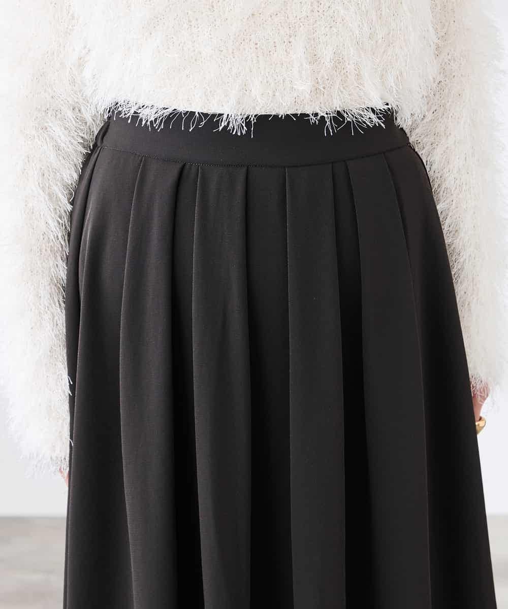 K3HDD09049 a.v.v Elmi(アー・ヴェ・ヴェ) 【低身長サイズ】落ち感フレアスカート ライトイエロー