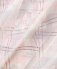 K3HDD23064 a.v.v Elmi(アー・ヴェ・ヴェ) 【低身長サイズ】チェック柄チュールスカート ベージュ