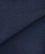 K3HGD04059 a.v.v Elmi(アー・ヴェ・ヴェ) 【低身長サイズ/接触冷感/UVカット】リネンライクフレアスカート【セットアップ対応/アンチピリング】 ネイビー