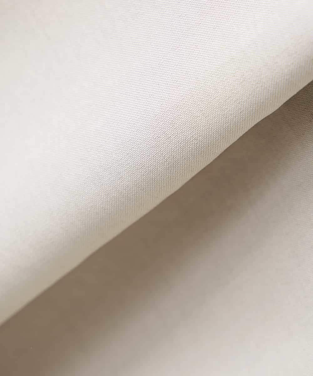 K3HGD04059 a.v.v Elmi(アー・ヴェ・ヴェ) 【低身長サイズ/接触冷感/UVカット】リネンライクフレアスカート【セットアップ対応/アンチピリング】 ネイビー