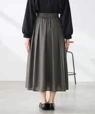 K3HGD06059 a.v.v Elmi(アー・ヴェ・ヴェ) 【低身長サイズ】シアーフレアスカート ブルー