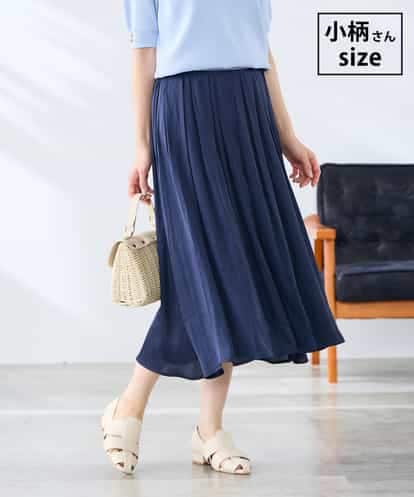 K3HGD18049 a.v.v Elmi 【低身長サイズ】エアリーサテンフレアスカート