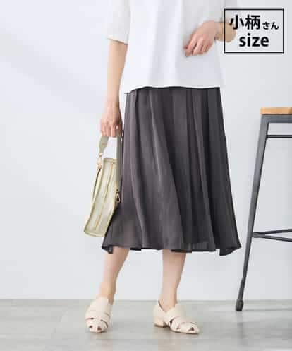 K3HGD18049 a.v.v Elmi 【低身長サイズ】エアリーサテンフレアスカート
