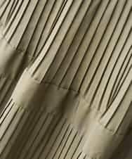 K3HGD25059 a.v.v Elmi(アー・ヴェ・ヴェ) 【低身長サイズ/洗える】ティアードプリーツスカート カーキ