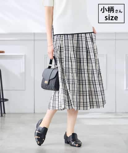 K3HGD26059 a.v.v Elmi 【低身長サイズ/洗える】メモリーチェックタフタスカート