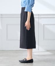 K3HGD28059 a.v.v Elmi(アー・ヴェ・ヴェ) 【低身長サイズ/洗える】ストレッチナロースカート グレージュ