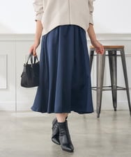 K3HJD04069 a.v.v Elmi(アー・ヴェ・ヴェ) 【低身長サイズ/2WAY】シアーチェックリバーシブルスカート【洗える】 グリーン