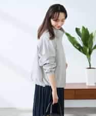 K3JDD07089 a.v.v Elmi(アー・ヴェ・ヴェ) 【低身長サイズ】ナイロンワッシャーブルゾン ベージュ