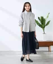 K3JDD07089 a.v.v Elmi(アー・ヴェ・ヴェ) 【低身長サイズ】ナイロンワッシャーブルゾン ベージュ