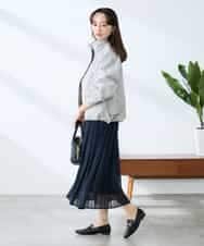 K3JDD07089 a.v.v Elmi(アー・ヴェ・ヴェ) 【低身長サイズ】ナイロンワッシャーブルゾン ベージュ