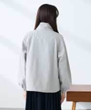 K3JDD07089 a.v.v Elmi(アー・ヴェ・ヴェ) 【低身長サイズ】ナイロンワッシャーブルゾン ベージュ