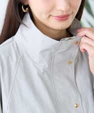 K3JDD07089 a.v.v Elmi(アー・ヴェ・ヴェ) 【低身長サイズ】ナイロンワッシャーブルゾン ベージュ